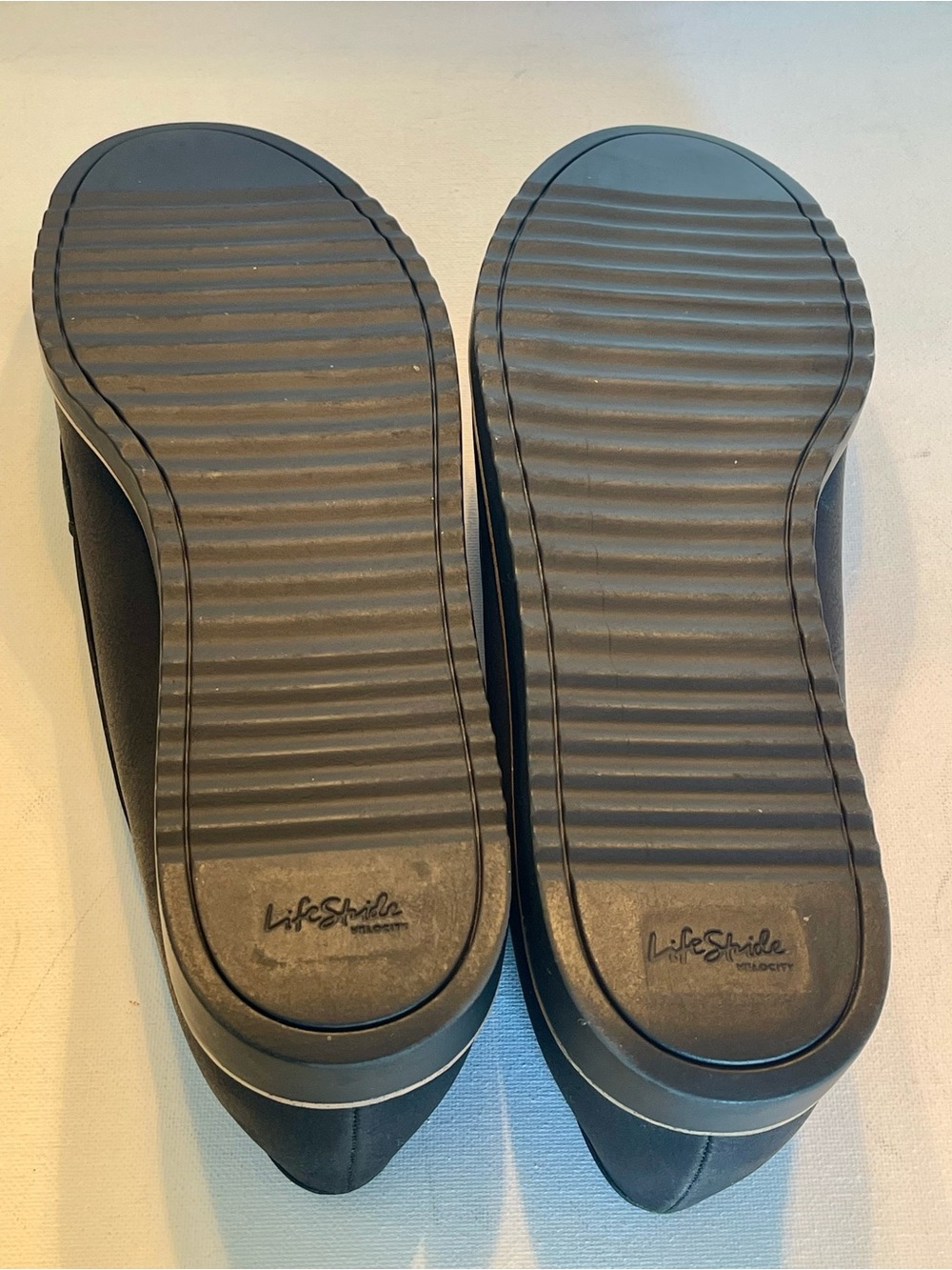 NEW LIFE STRIDE VELOCITY 2.0 ZEE SERIES FAUX BLACK LEATHER LOAFER EU 42/ U.S. 11 - Picture 11 of 13
